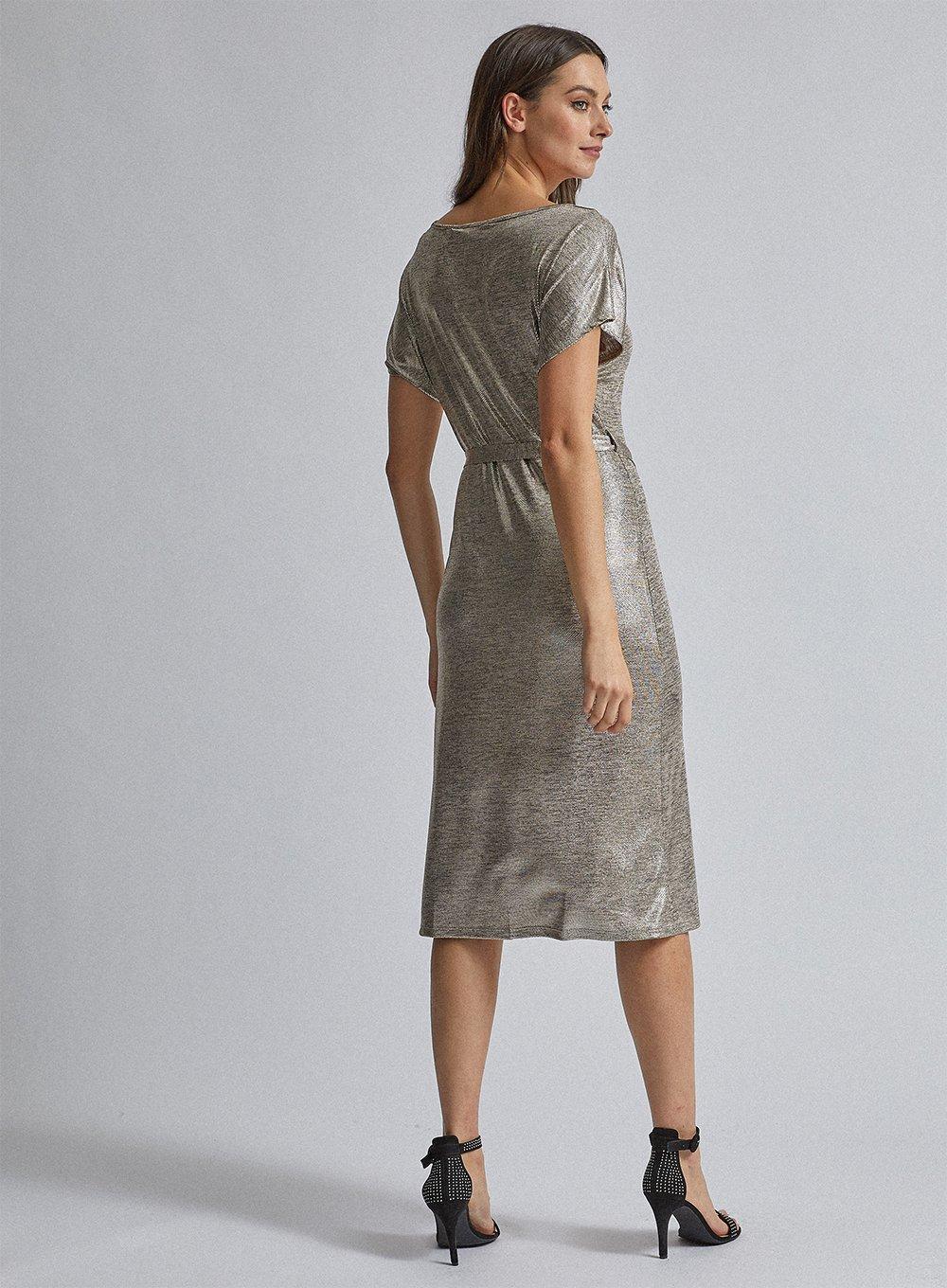 Dorothy perkins deals metallic dress